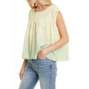 NWT we the free people green olive ombre top XS